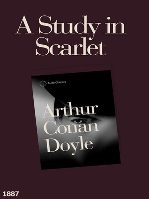 cover image of A Study in Scarlet